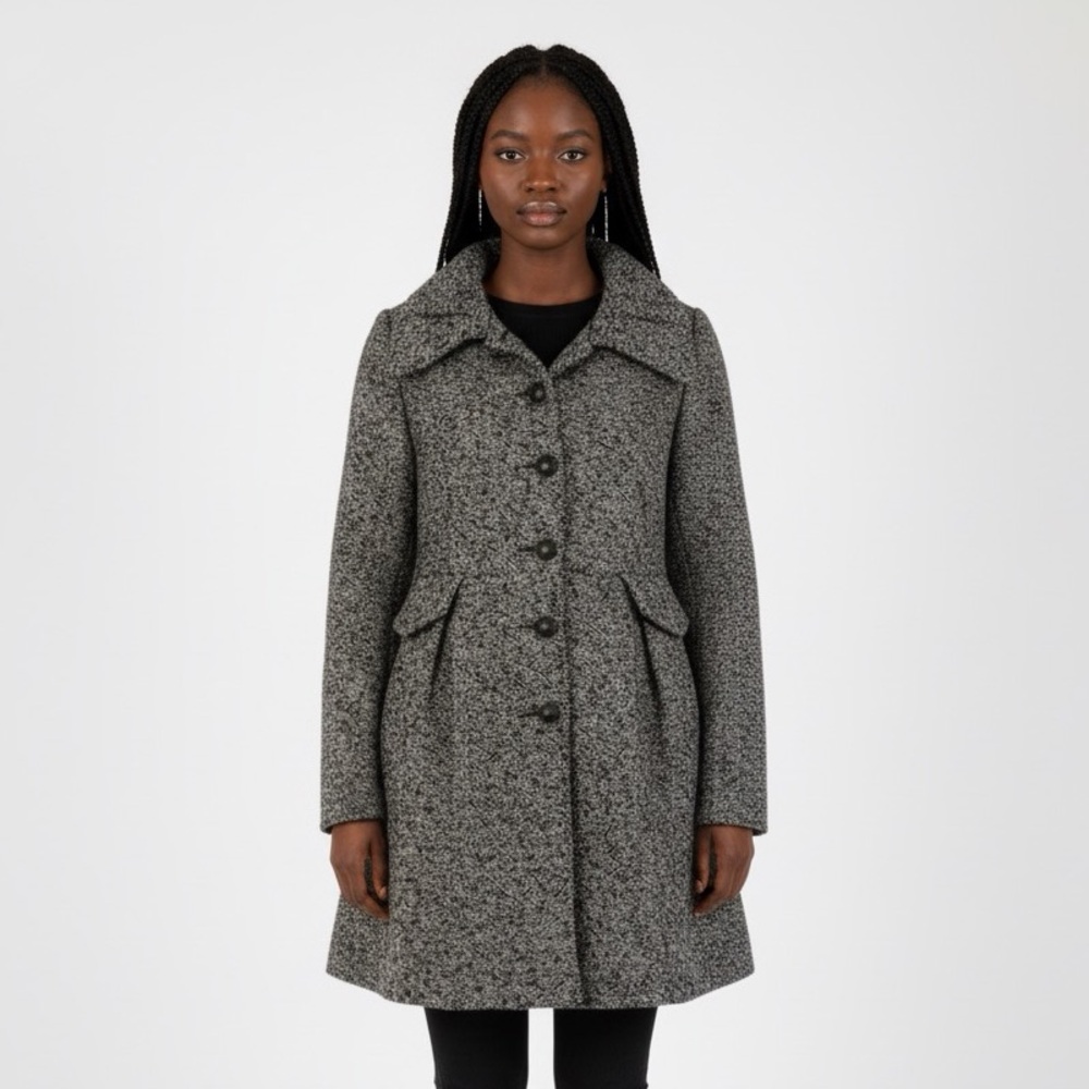 Salt & Pepper Wool Pea Coat from BB Dakota
